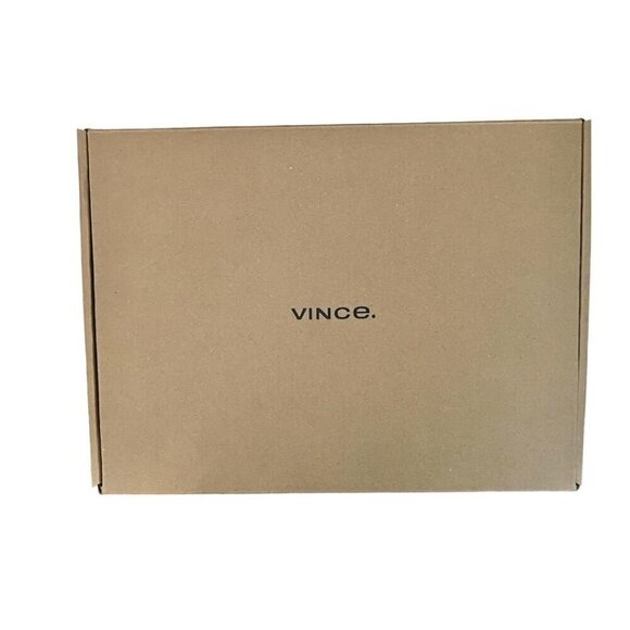 Vince Womens Papaya Yellow Suede Ankle Strap Espadrille Wedge Sandals Sz 9 M New - Picture 10 of 12